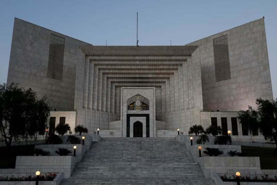 a general view of the supreme court of pakistan building at the evening hours in islamabad pakistan april 7 2022 reuters akhtar soomro