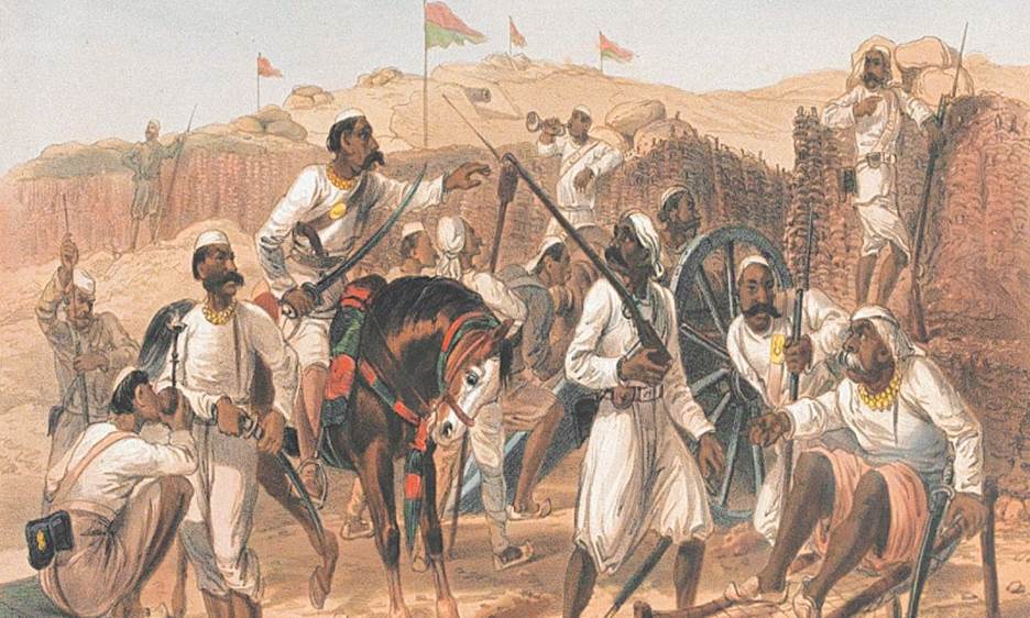 Rebel soldiers of the Bengal army revolting against British officers in 1857 | Photos by the writer