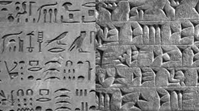 Cuneiform and Hieroglyphics: How Similar or Different Are They?