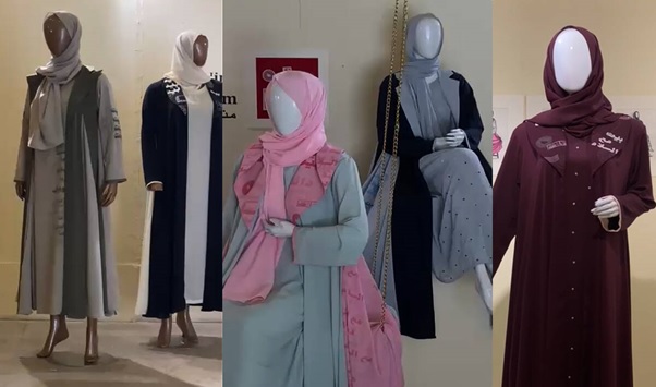 A group of mannequins wearing different clothes  AI-generated content may be incorrect.