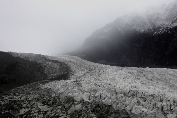 A view of the Passu Glacier in the Karakoram mountain range in the Gilgit-Baltistan region of Pakistan, October 8, 2023. Himalayan glaciers are on track to lose up to 75 per cent of their ice by the century's end due to global warming, according to the International Centre for Integrated Mountain Development (ICIMOD). When glacial lakes overfill or their banks become unsound, they burst, sparking deadly floods that wash out bridges and buildings and wipe out fertile land throughout the Hindu Kush, Karakoram, and Himalayan mountain ranges that intersect in northern Pakistan. REUTERS/Akhtar Soomro SEARCH SOOMRO PAKISTAN GLACIERS FOR THIS STORY. SEARCH WIDER IMAGE FOR ALL STORIES.