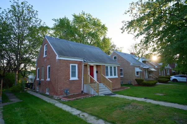 Childhood home of Robert Prevost, now Pope Leo XIV, in Dolton, Illinois.