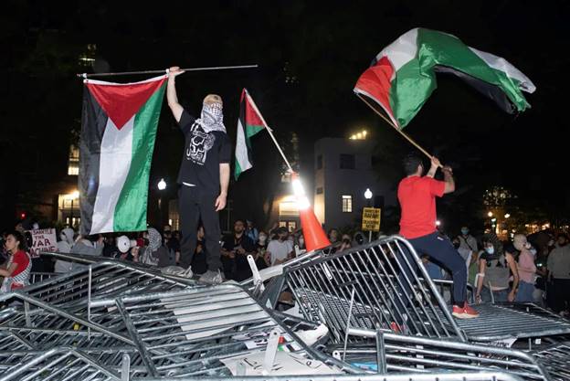 George Washington University Protesters (Cliff Owen / AP)