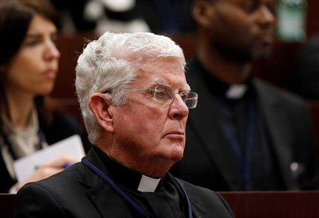 Fr. Robert McCulloch of the Missionary Society of St. Columban attends a seminar on safeguarding children in Rome in this March 23, 2017, file photo. (CNS/Paul Haring)