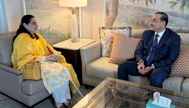 COAS Field Marshal Syed Asim Munir meets Saima Saleem, a visually impaired Pakistani diplomat to the UN. &mdash; ISPR