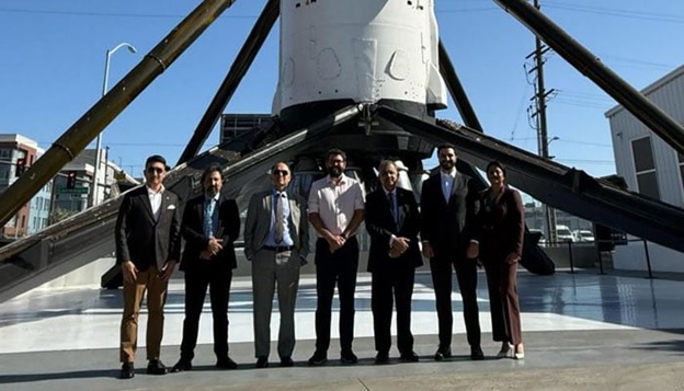 Rizwan Saeed Sheikh, Ambassador of Pakistan to the United States, visits US Technology Company SpaceX, Los Angeles, United States, May 20, 2025. — Pakistan Embassy to US