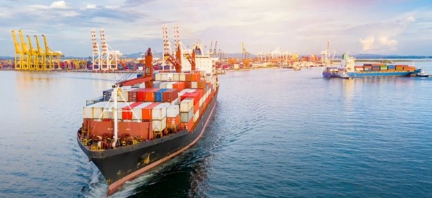 A cargo ship in the water  AI-generated content may be incorrect.