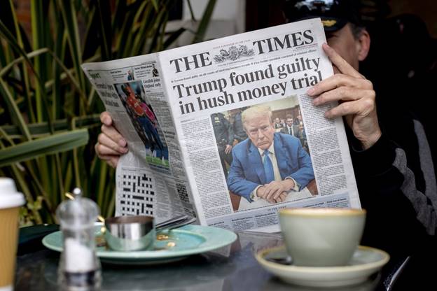 Today's front pages: Trump guilty on 34 counts in hush-money trial